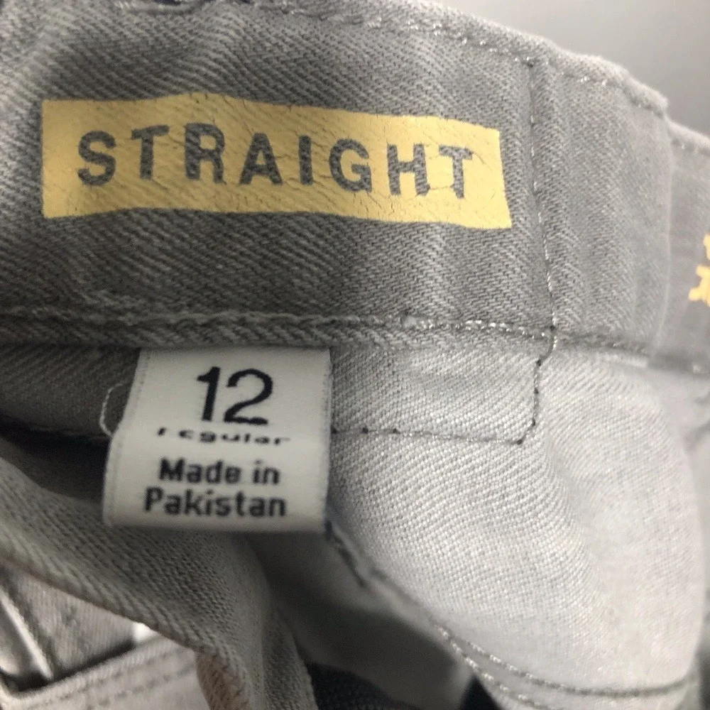 Gap Kids Grey Straight‎ Jeans size 12